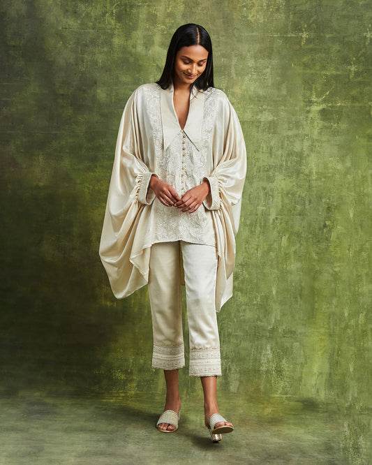 saba co ordinate set off white