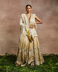 hannah lehenga set yellow gold