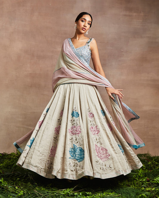 Gul Lehenga Set