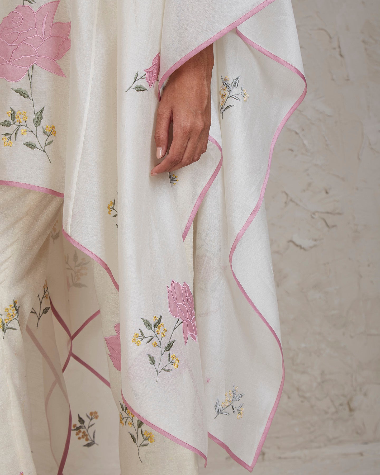 isra kaftan set offwhite