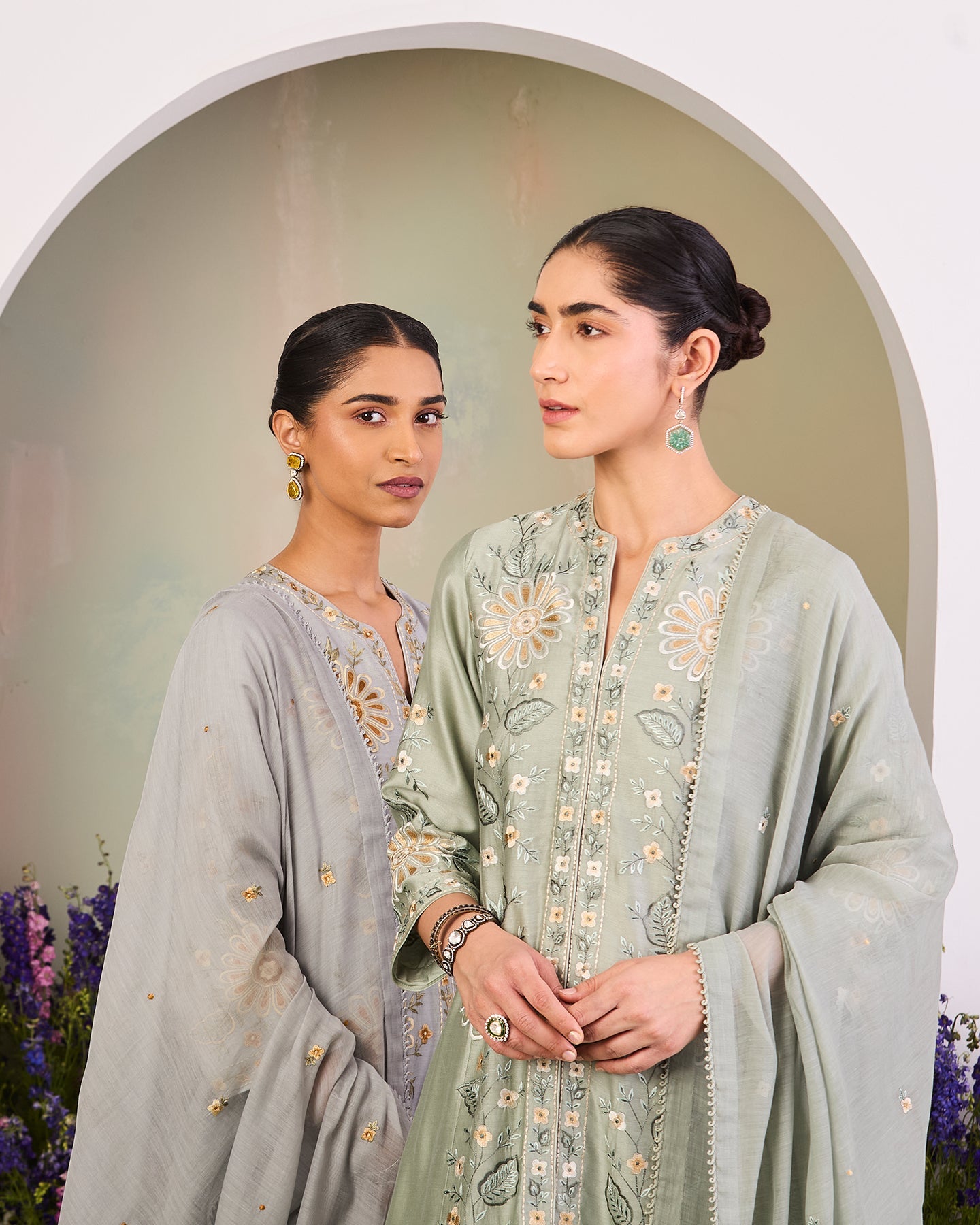 ulfat long kurta set