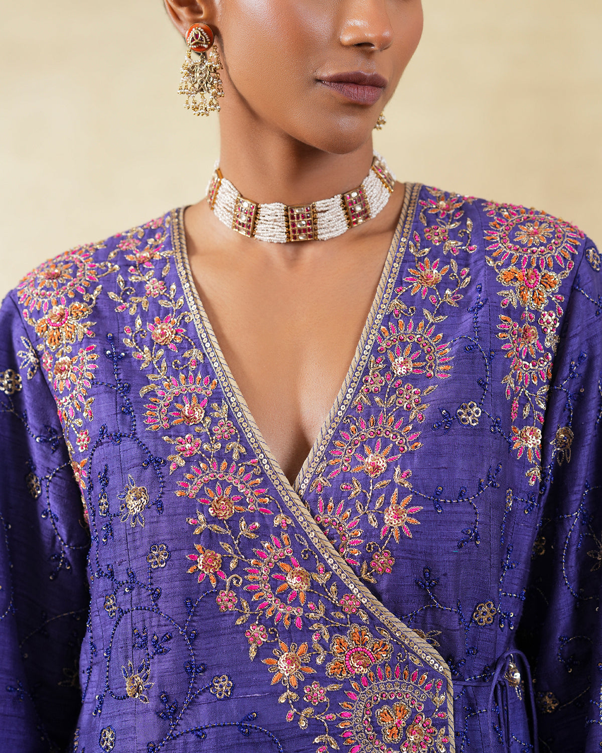 Jamuni Shaam Angrakha Set