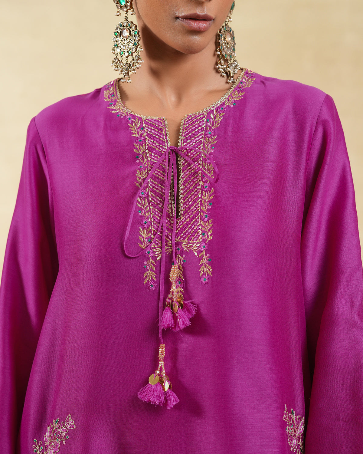 Harf Short Kurta Set
