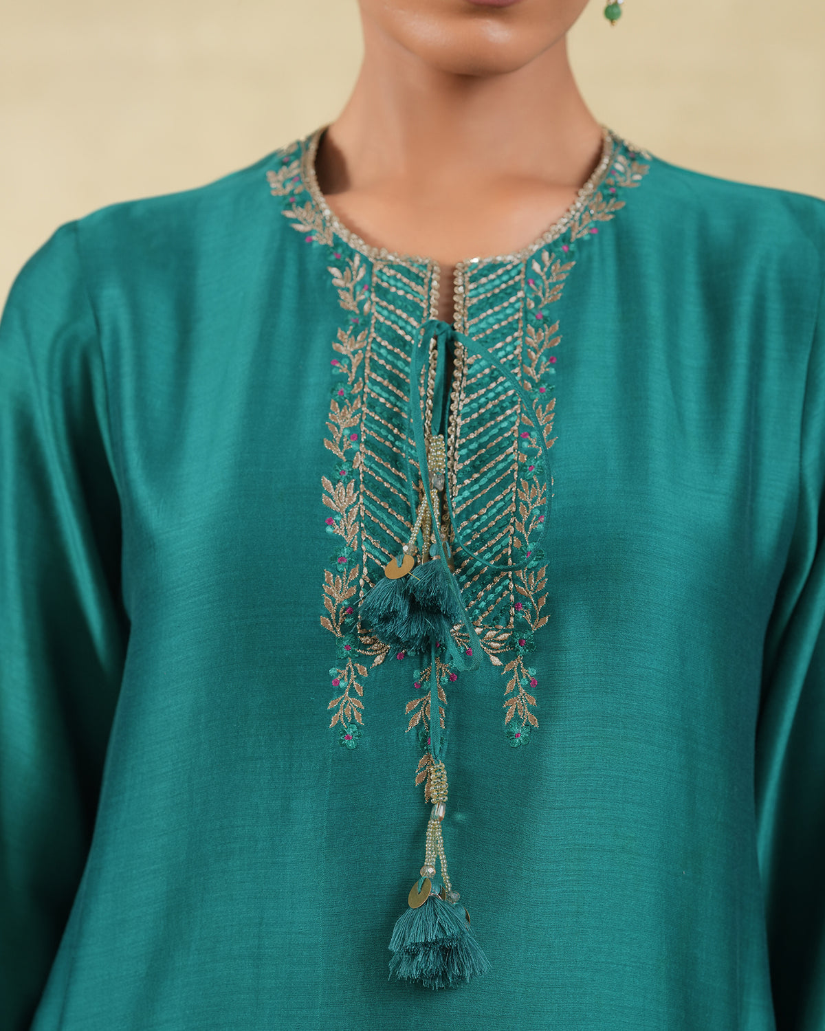 Harf Short Kurta Set