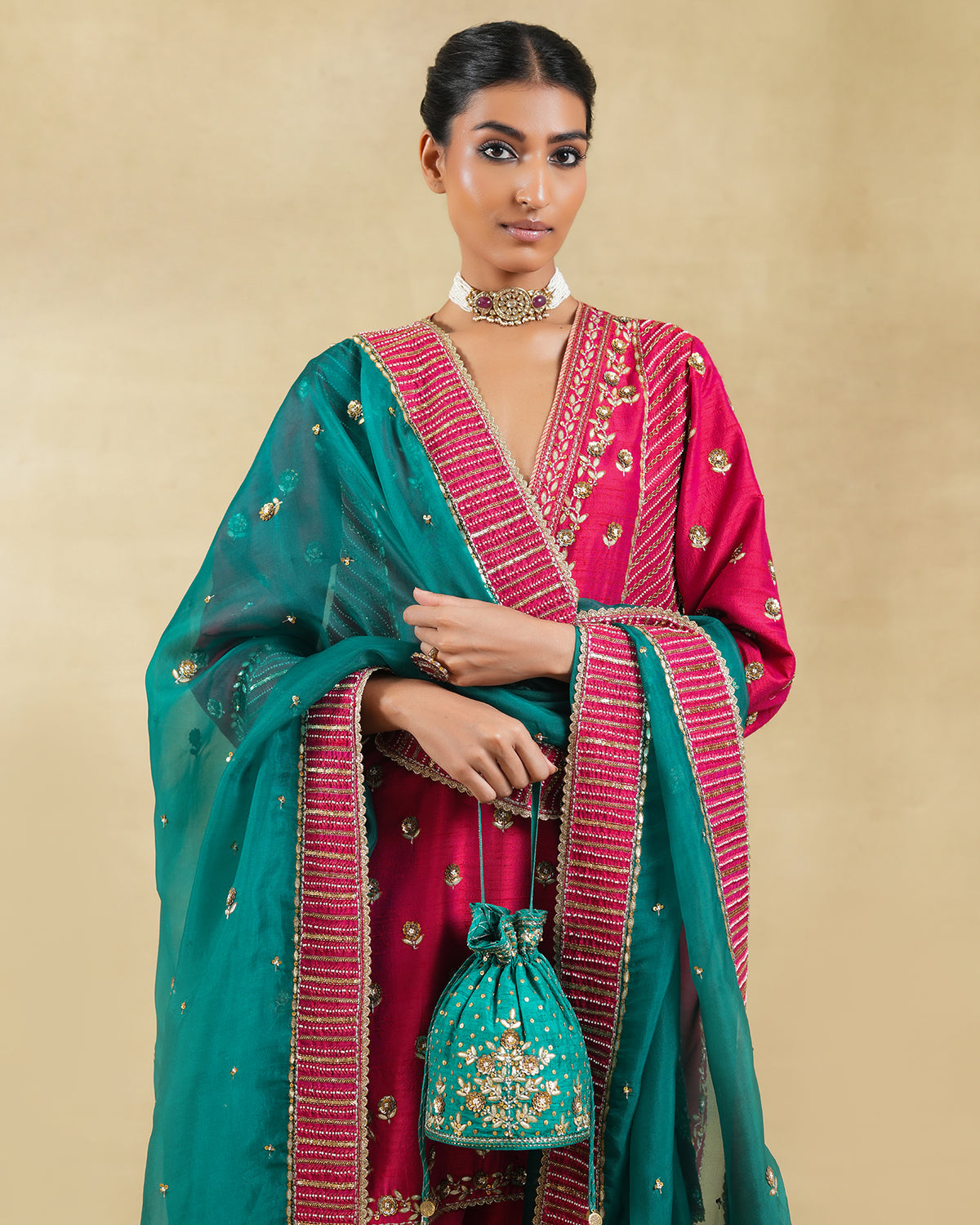 Shabnam Short Kurta Set