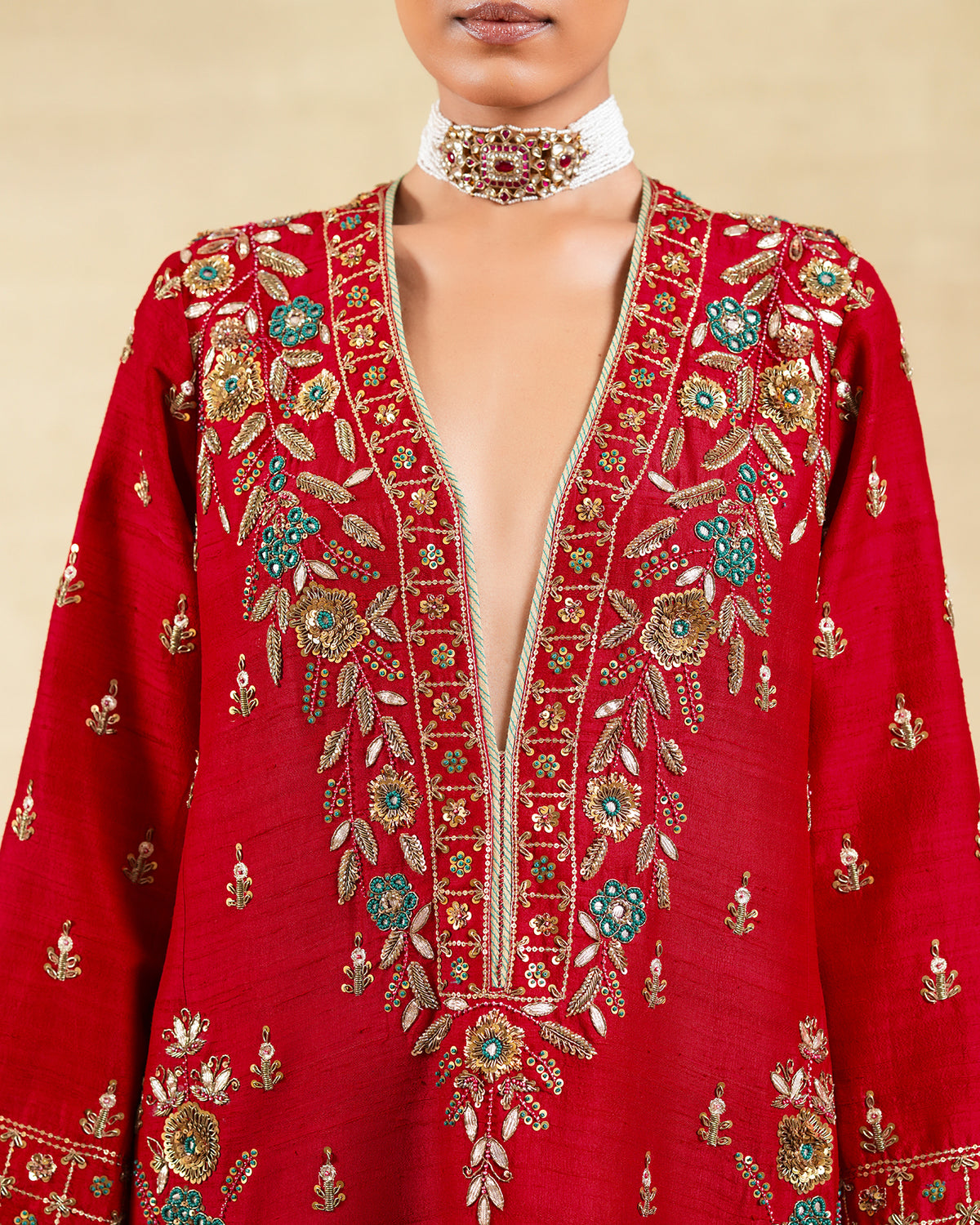 Gulrang Long Kurta Set