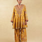 Zard Short Anarkali Set