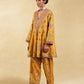 Zard Short Anarkali Set