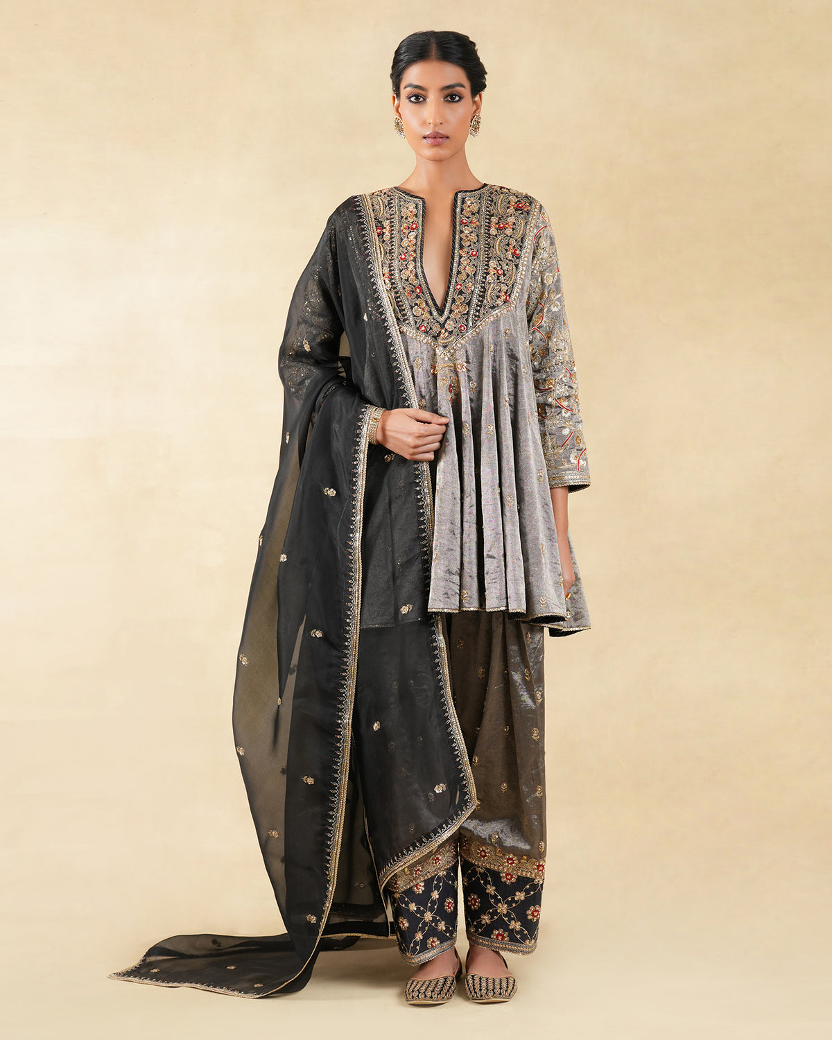 Raat Short Anarkali Set