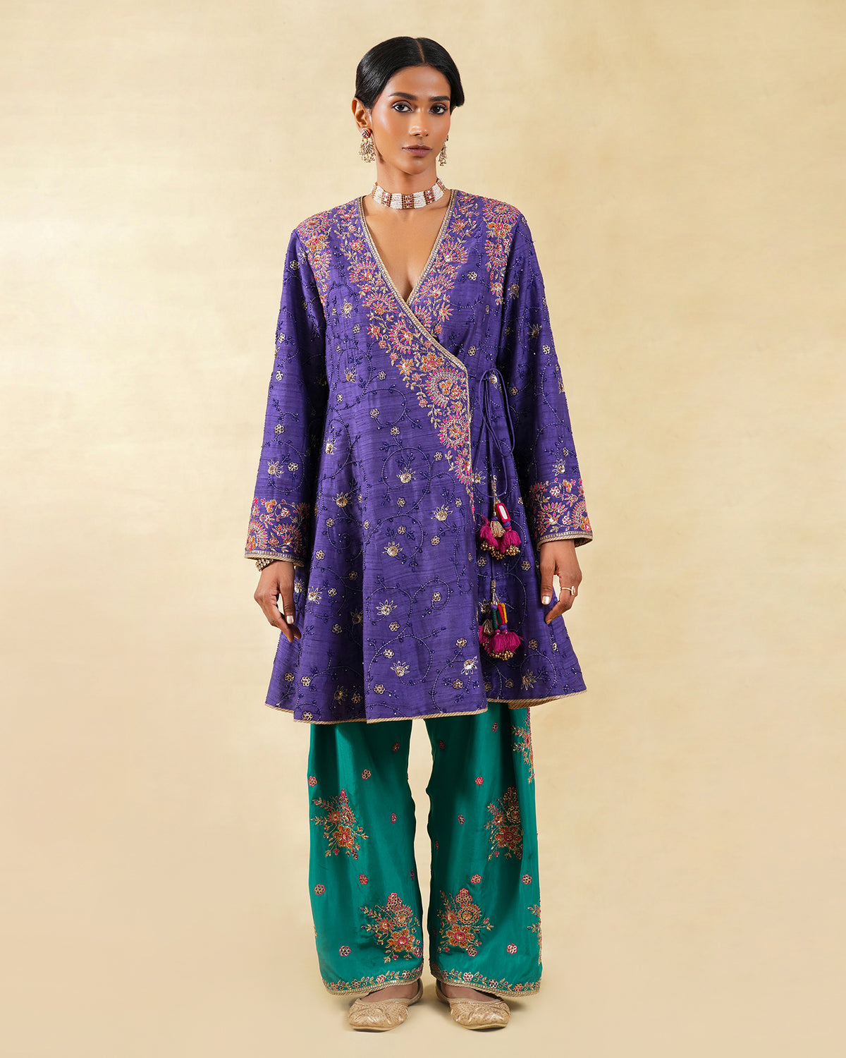 Jamuni Shaam Angrakha Set