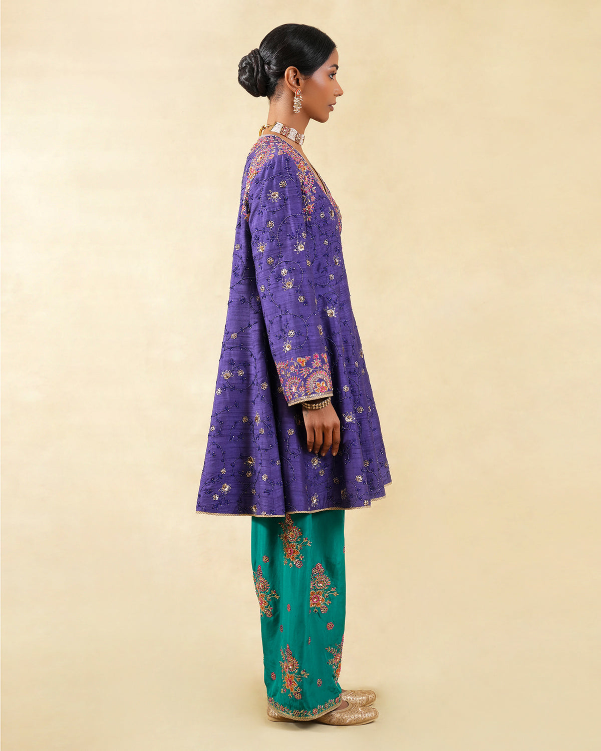 Jamuni Shaam Angrakha Set