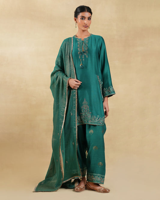 Harf Short Kurta Set