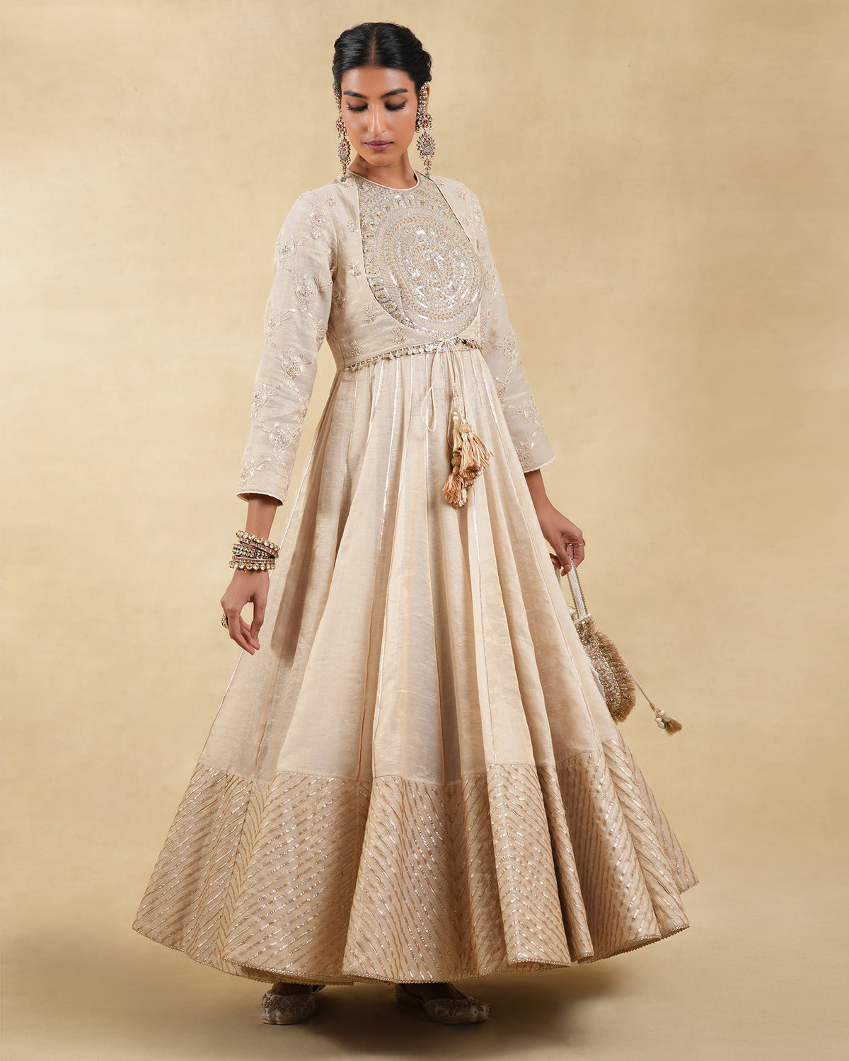 Sadaf Long Anarkali Set