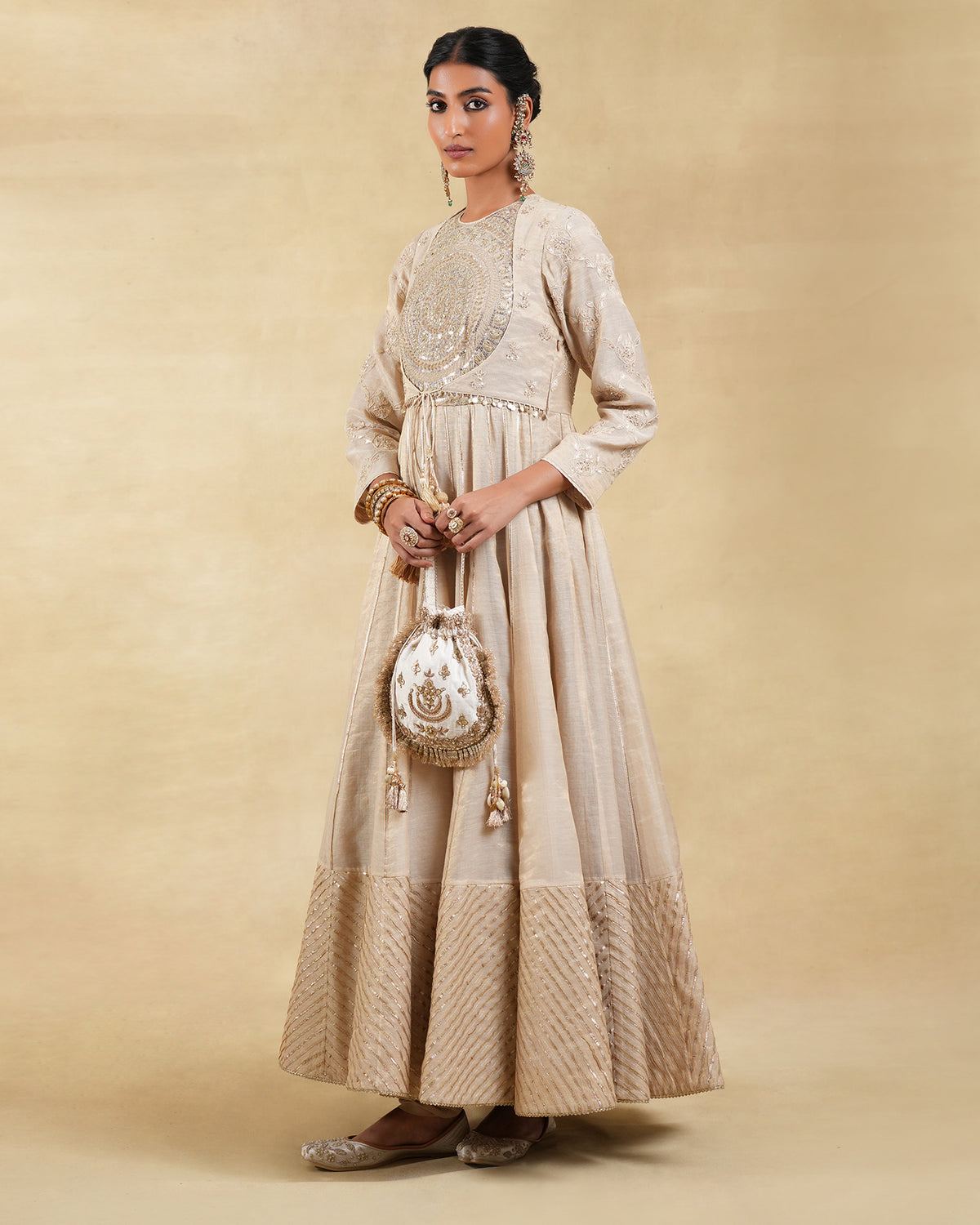 Sadaf Long Anarkali Set