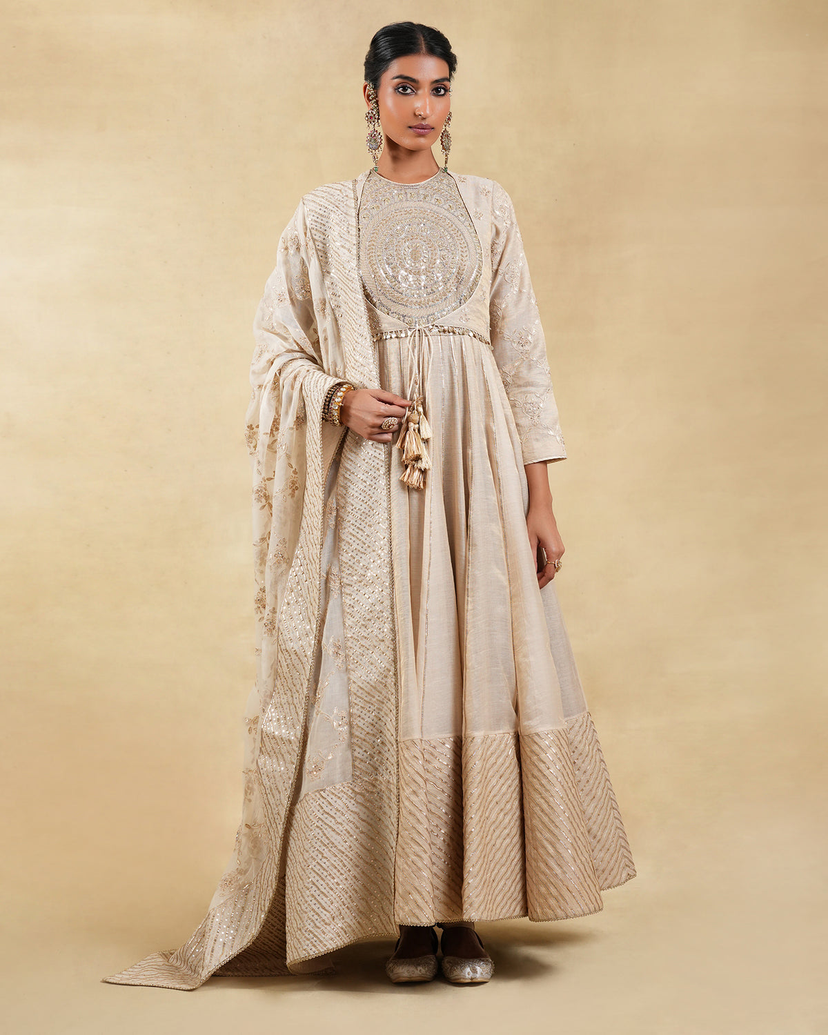 Sadaf Long Anarkali Set