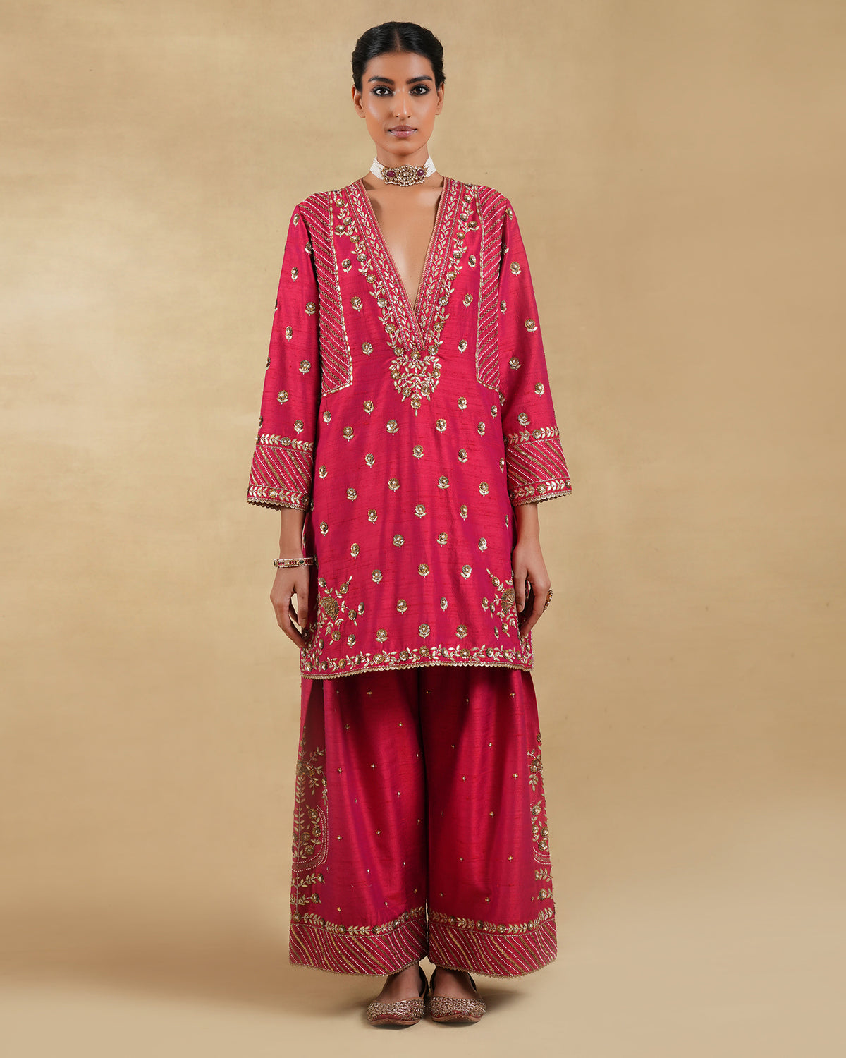 Shabnam Short Kurta Set
