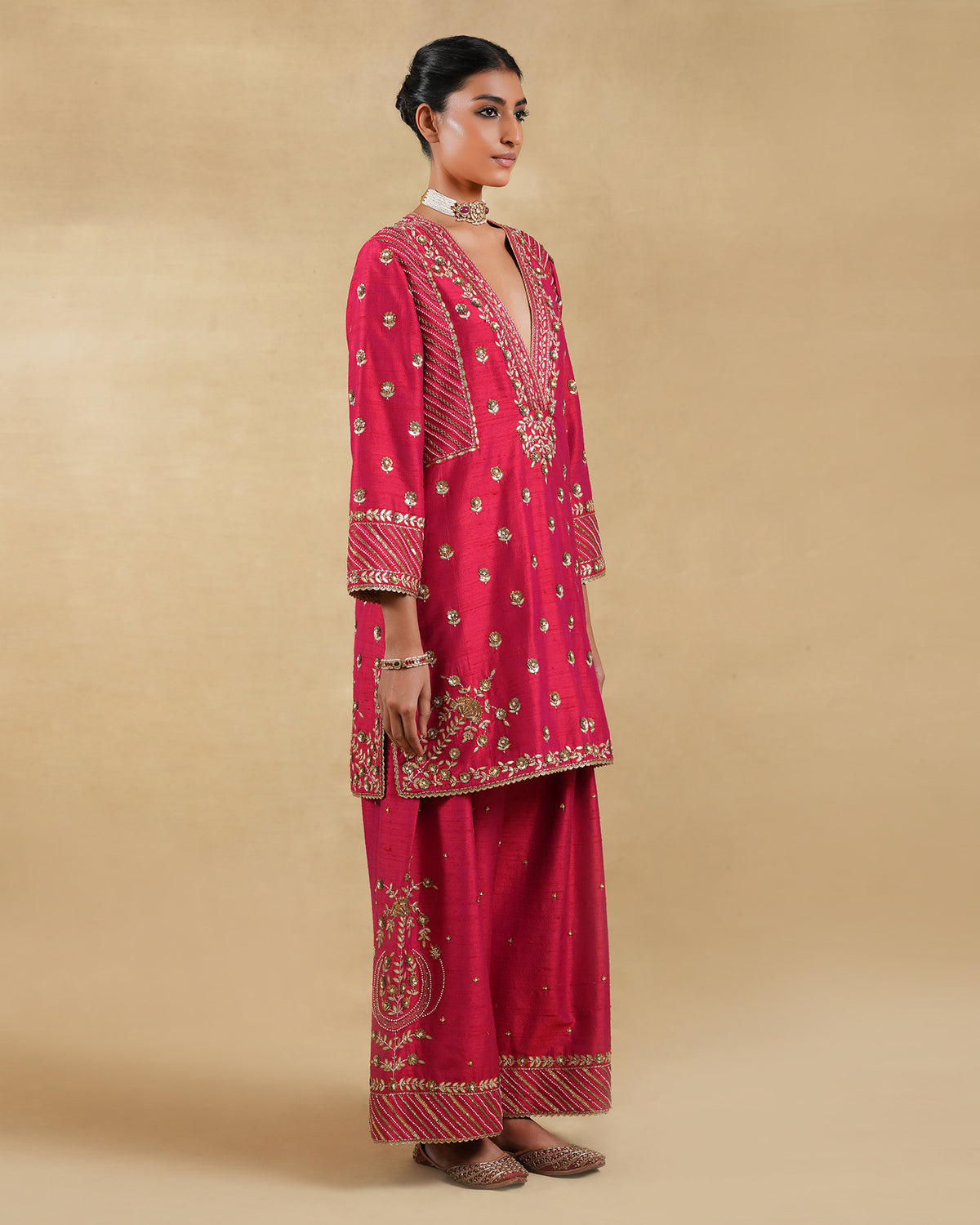 Shabnam Short Kurta Set