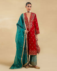 Gulrang Long Kurta Set