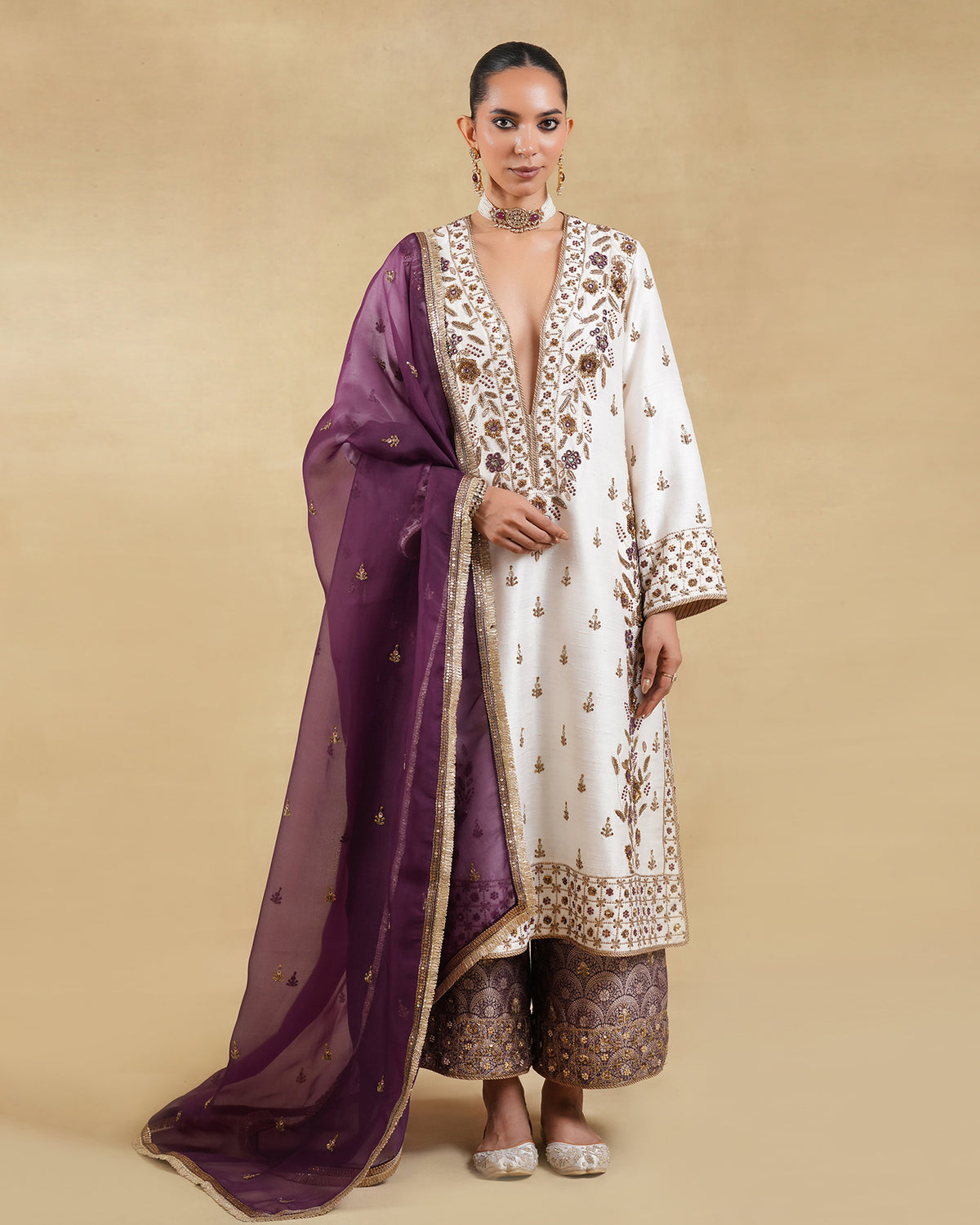 Gulposh Long Kurta Set