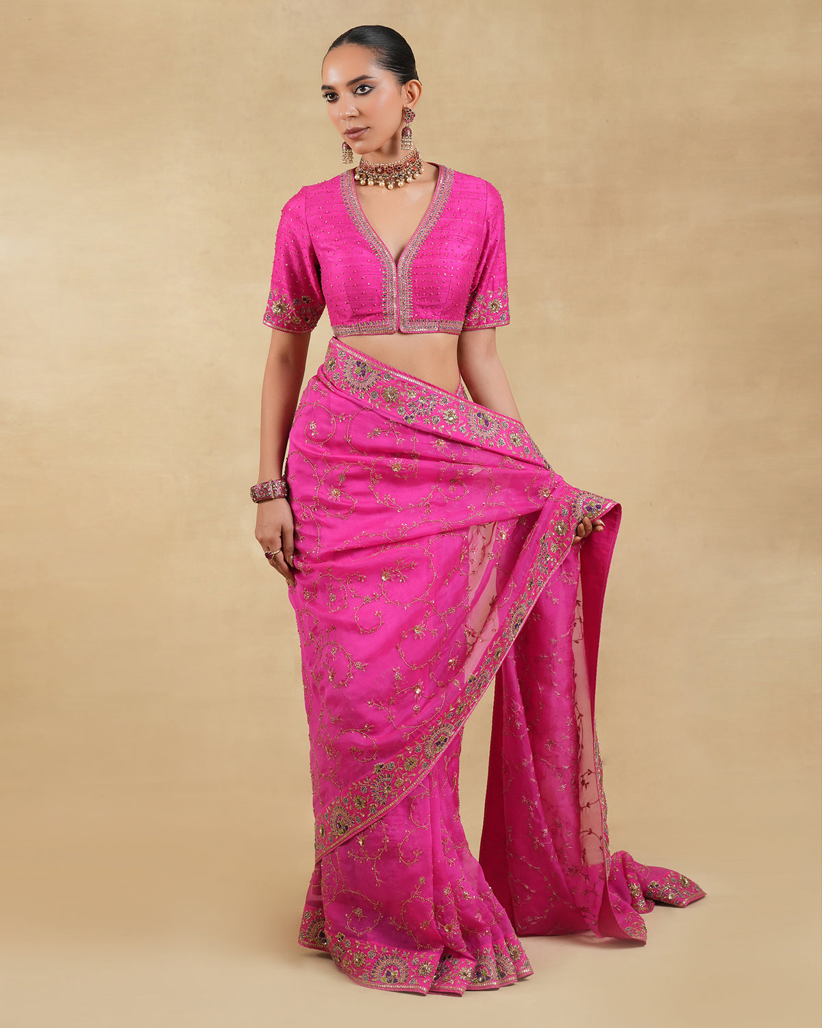 Gulbahaar Saree Set