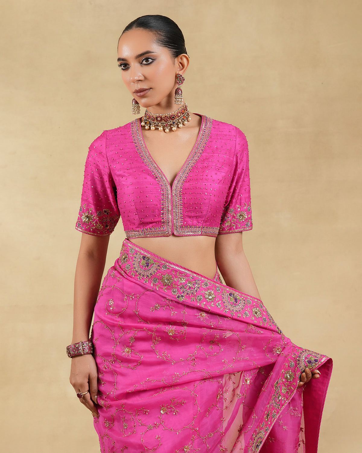 Gulbahaar Saree Set