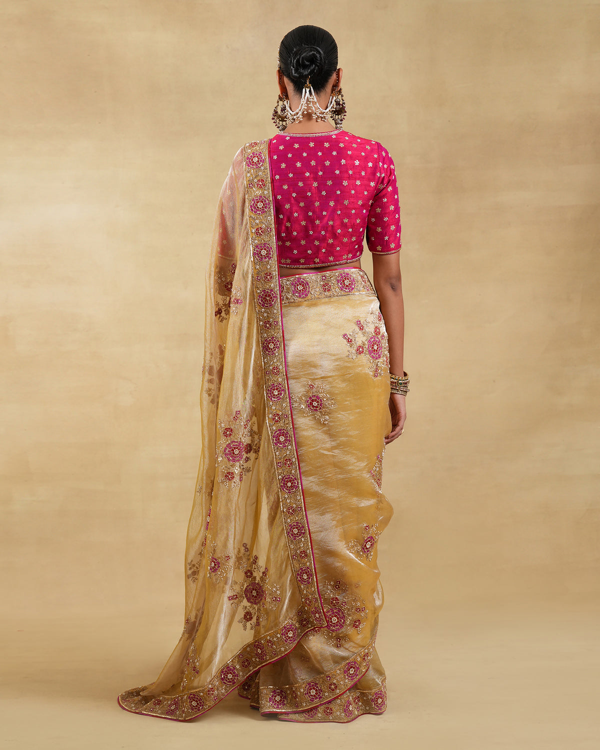 Guldaudi Saree Set