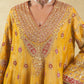 Zard Short Anarkali Set