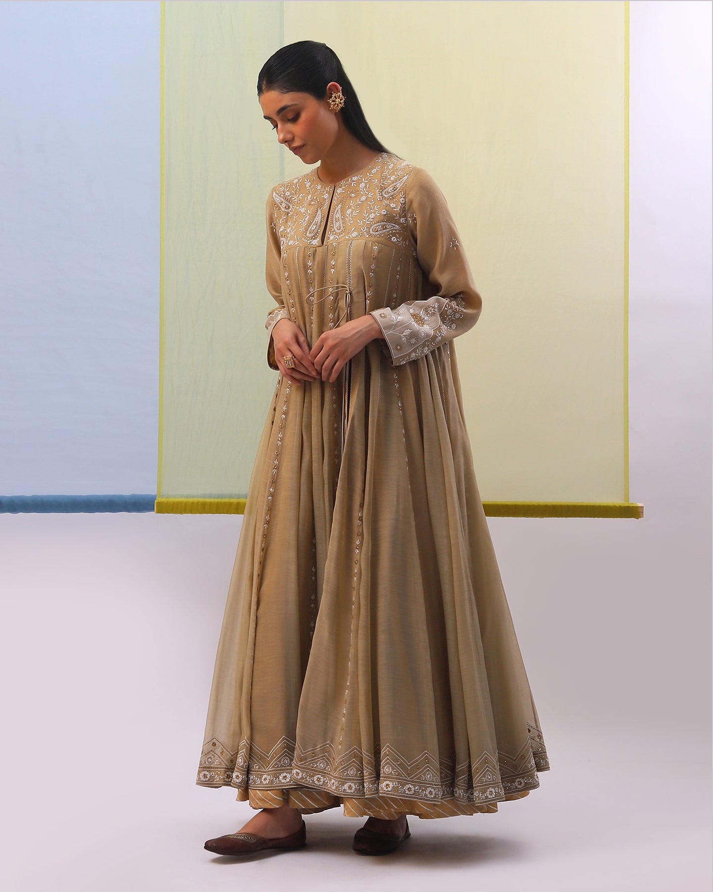 Wahida Long Anarkali Set