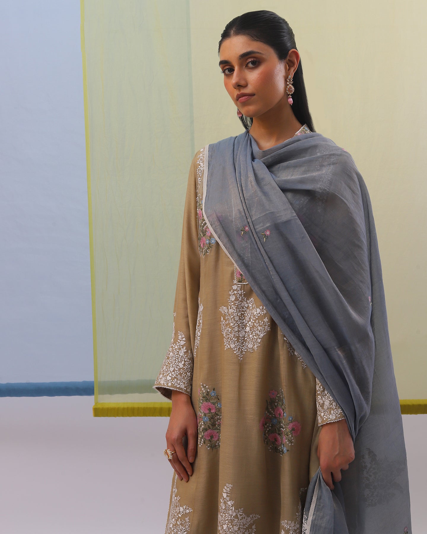 Aafia Long Kurta Set