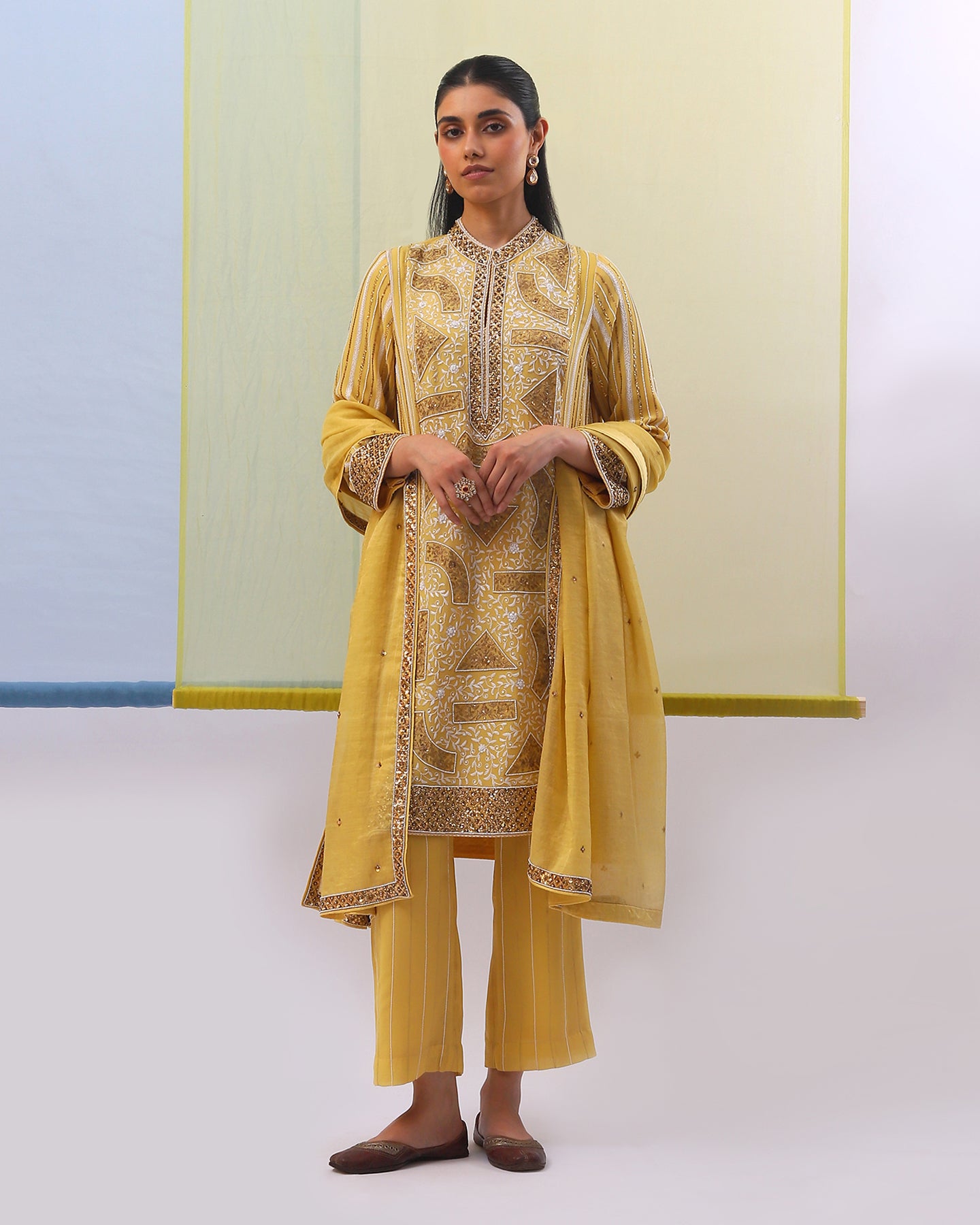 Nuha Long Kurta Set