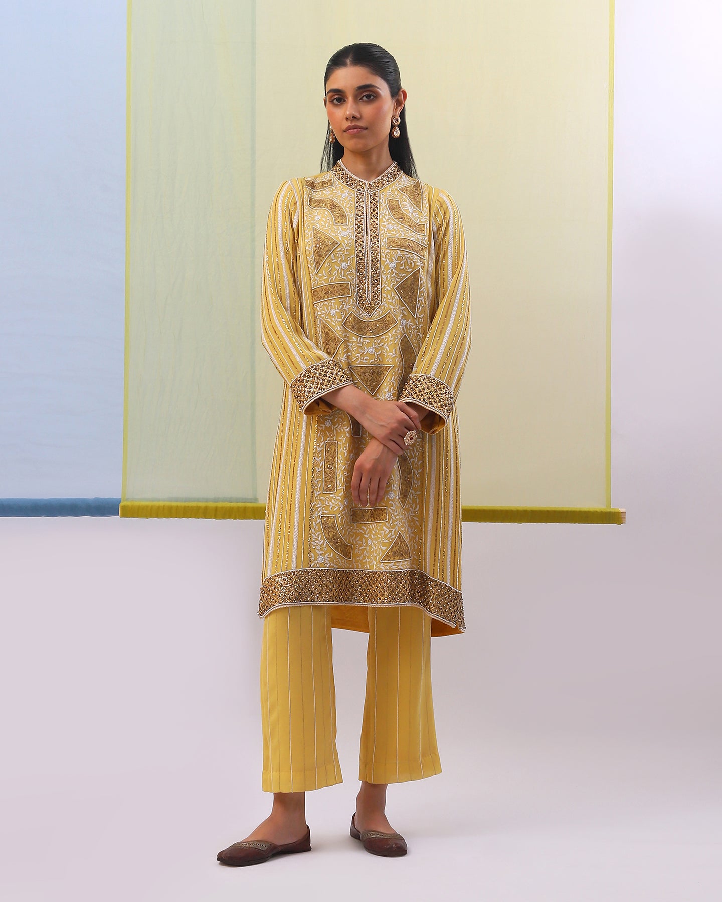 Nuha Long Kurta Set