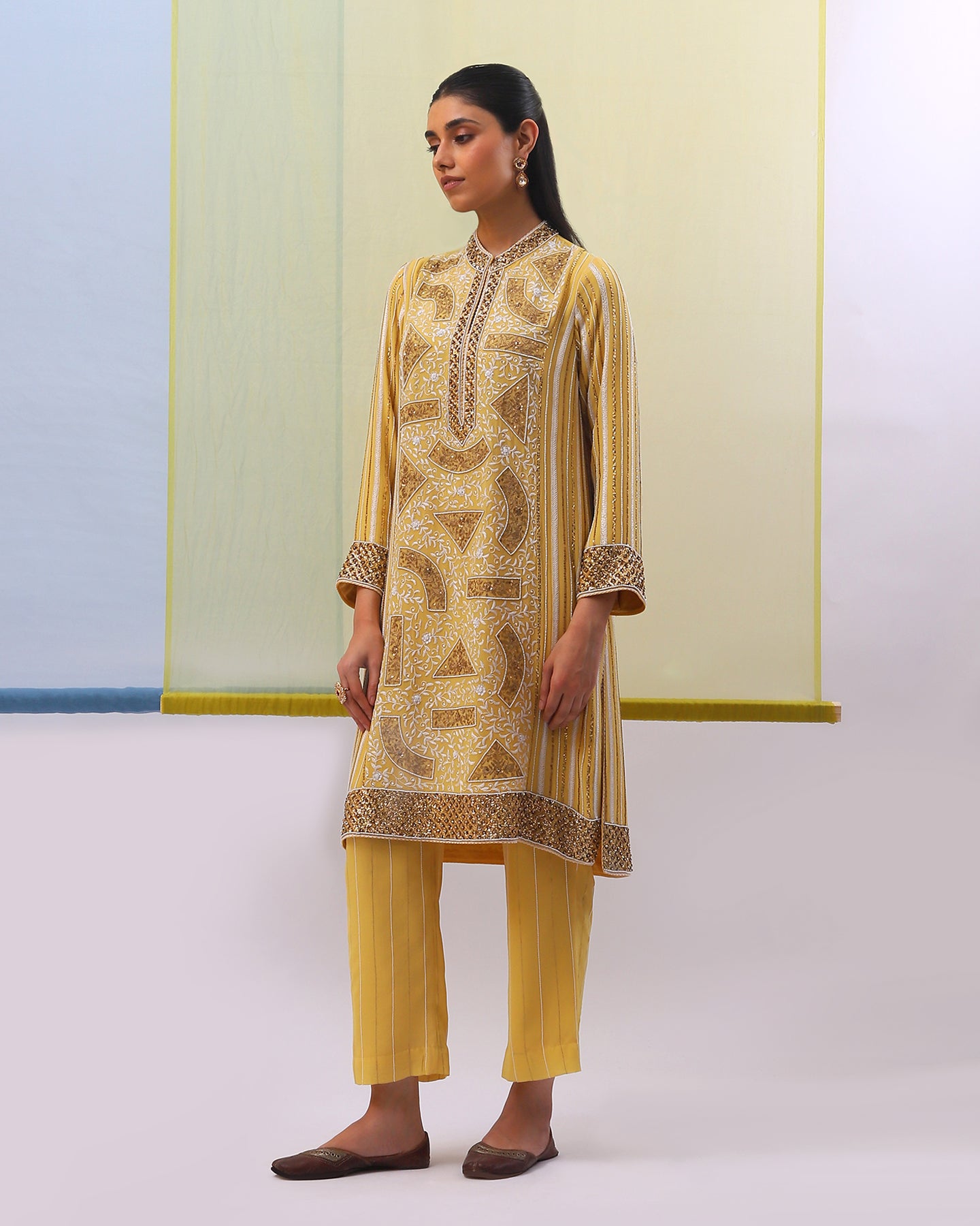 Nuha Long Kurta Set