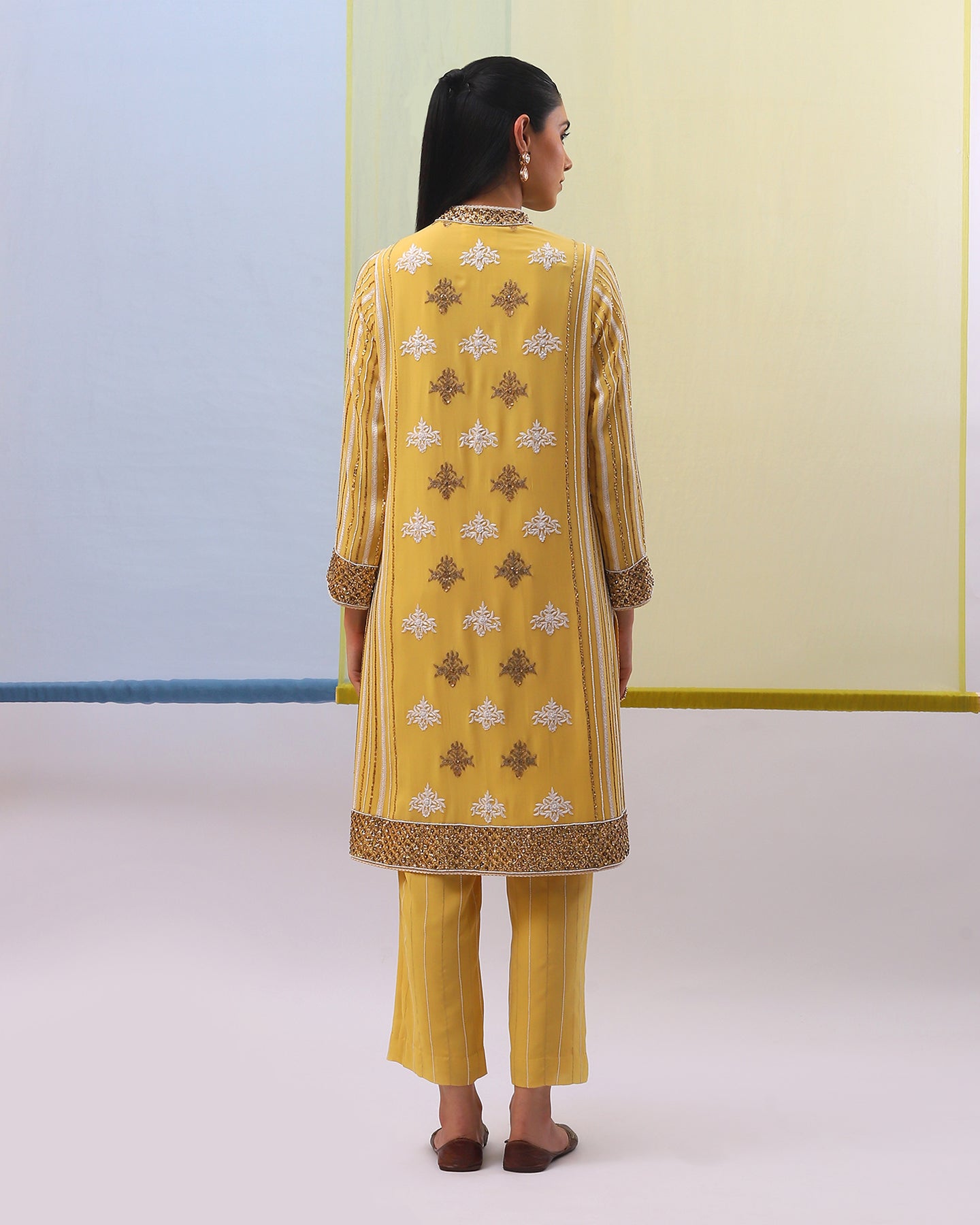 Nuha Long Kurta Set