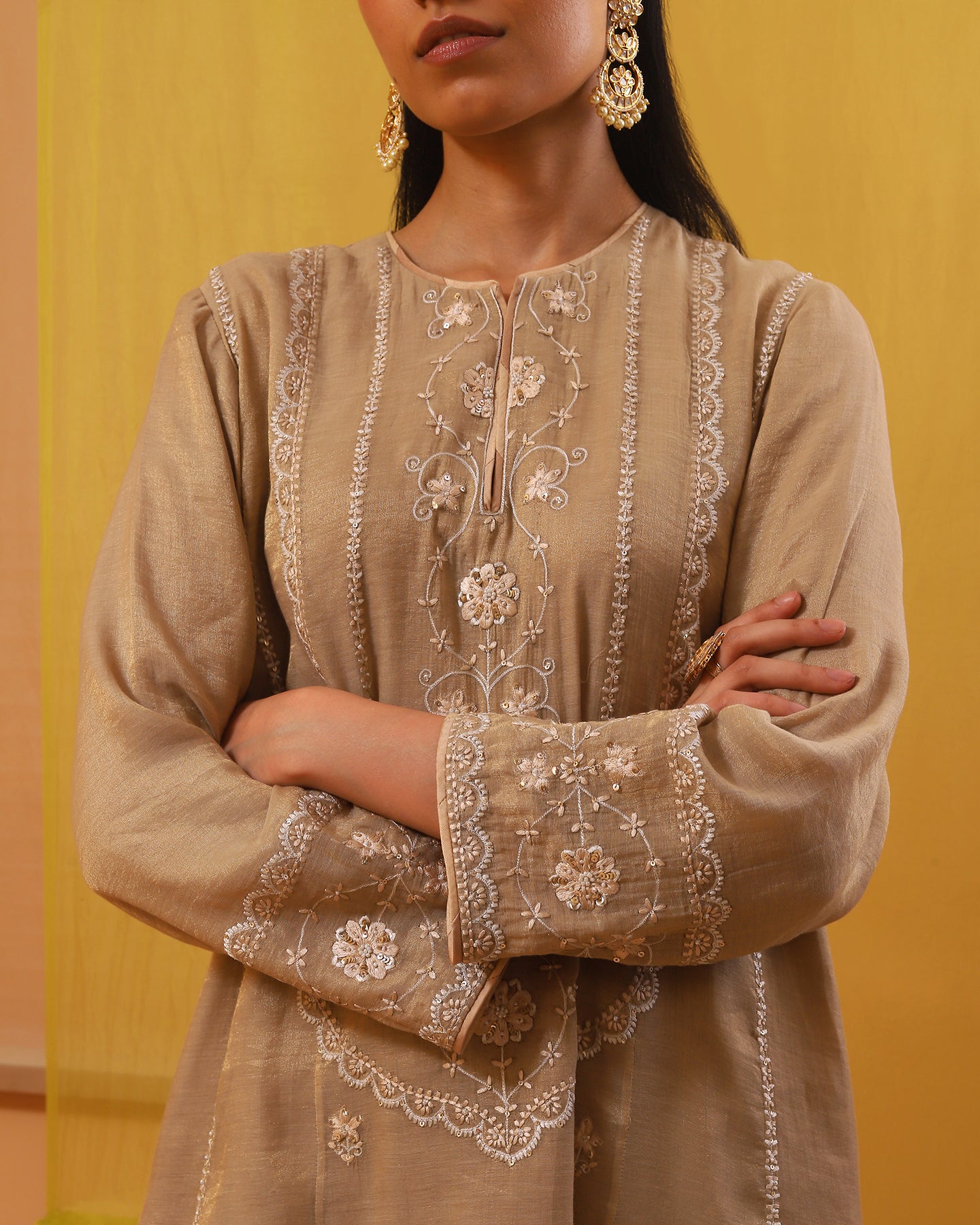 Zakia Short Kurta Set