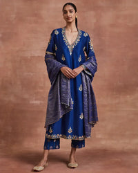 kavya kurta set blue