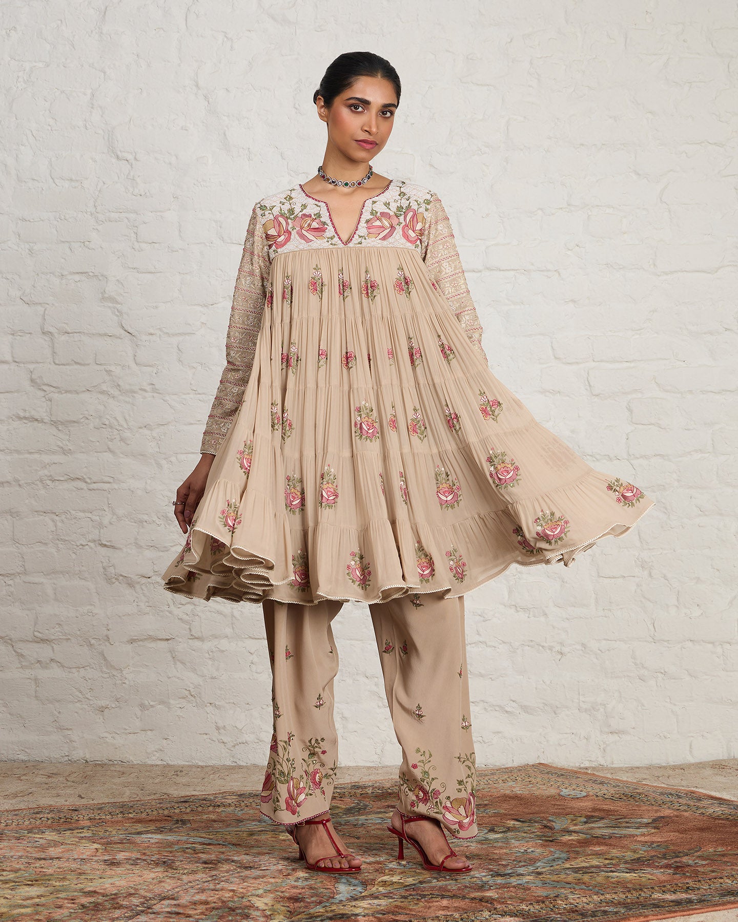 Millie Short Anarkali Set