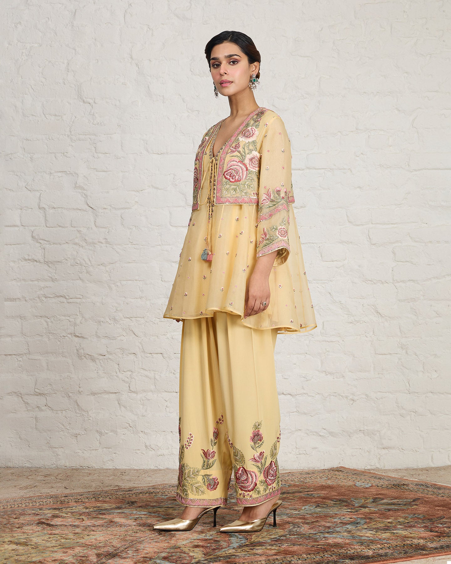 Elsa Short Anarkali Set