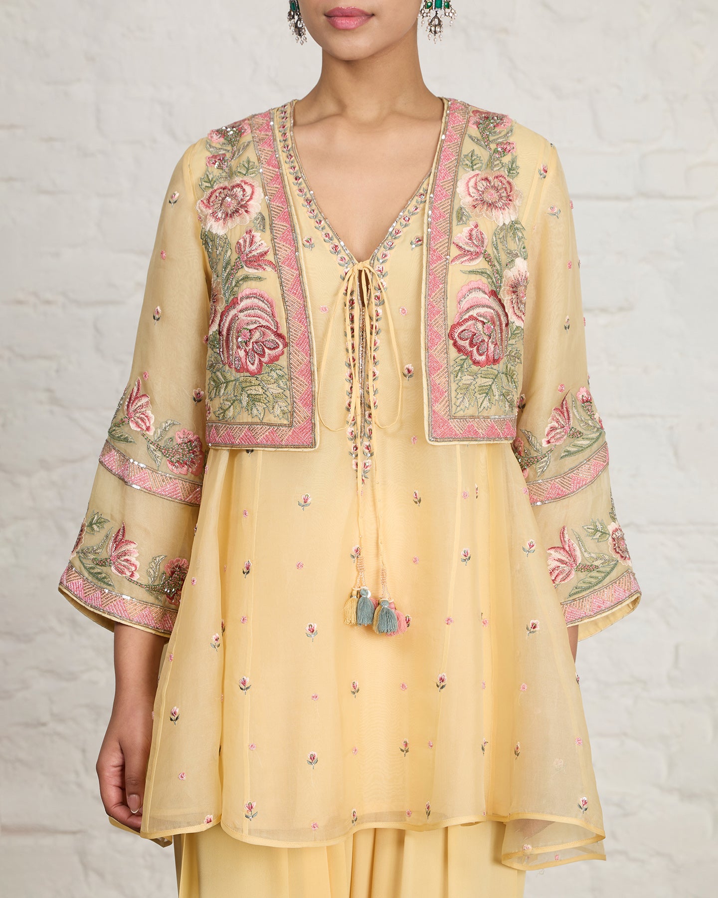 Elsa Short Anarkali Set