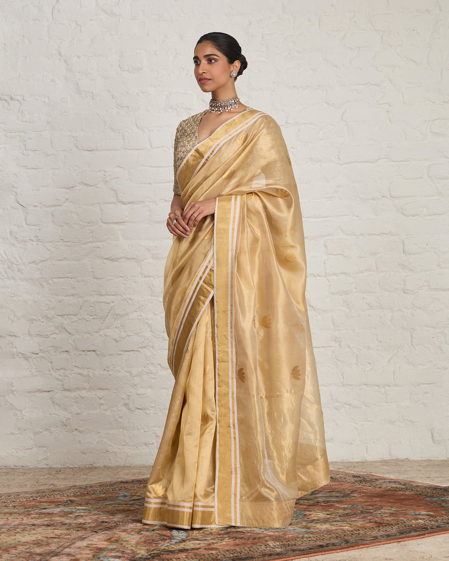 Lila Saree Set