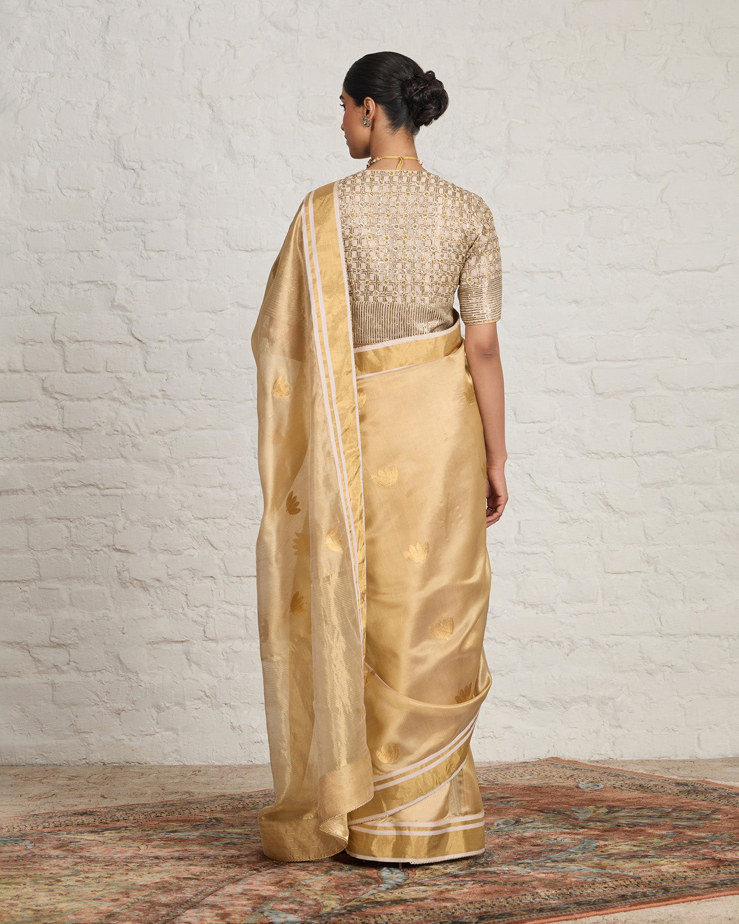 Lila Saree Set
