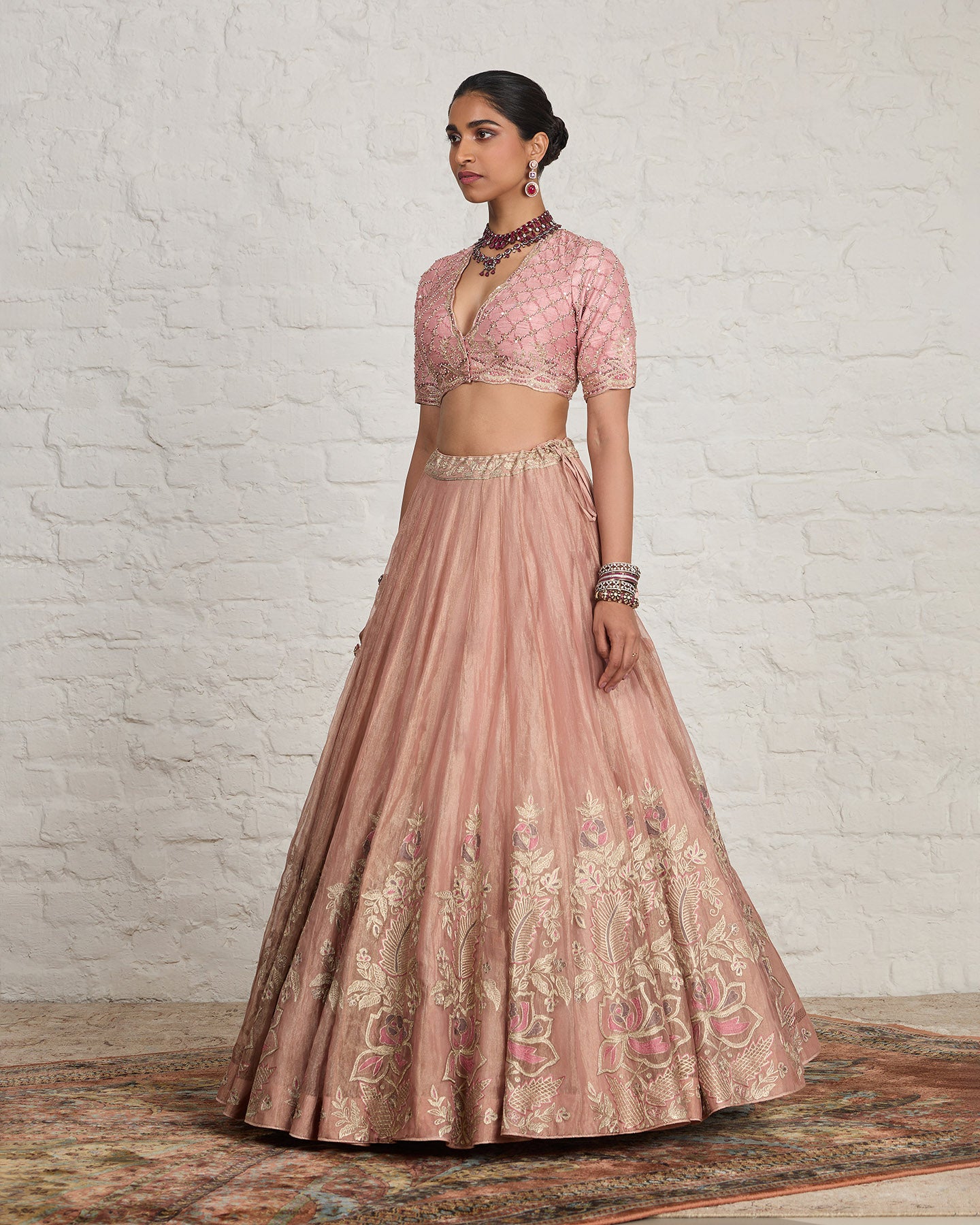 Rose Lehenga Set