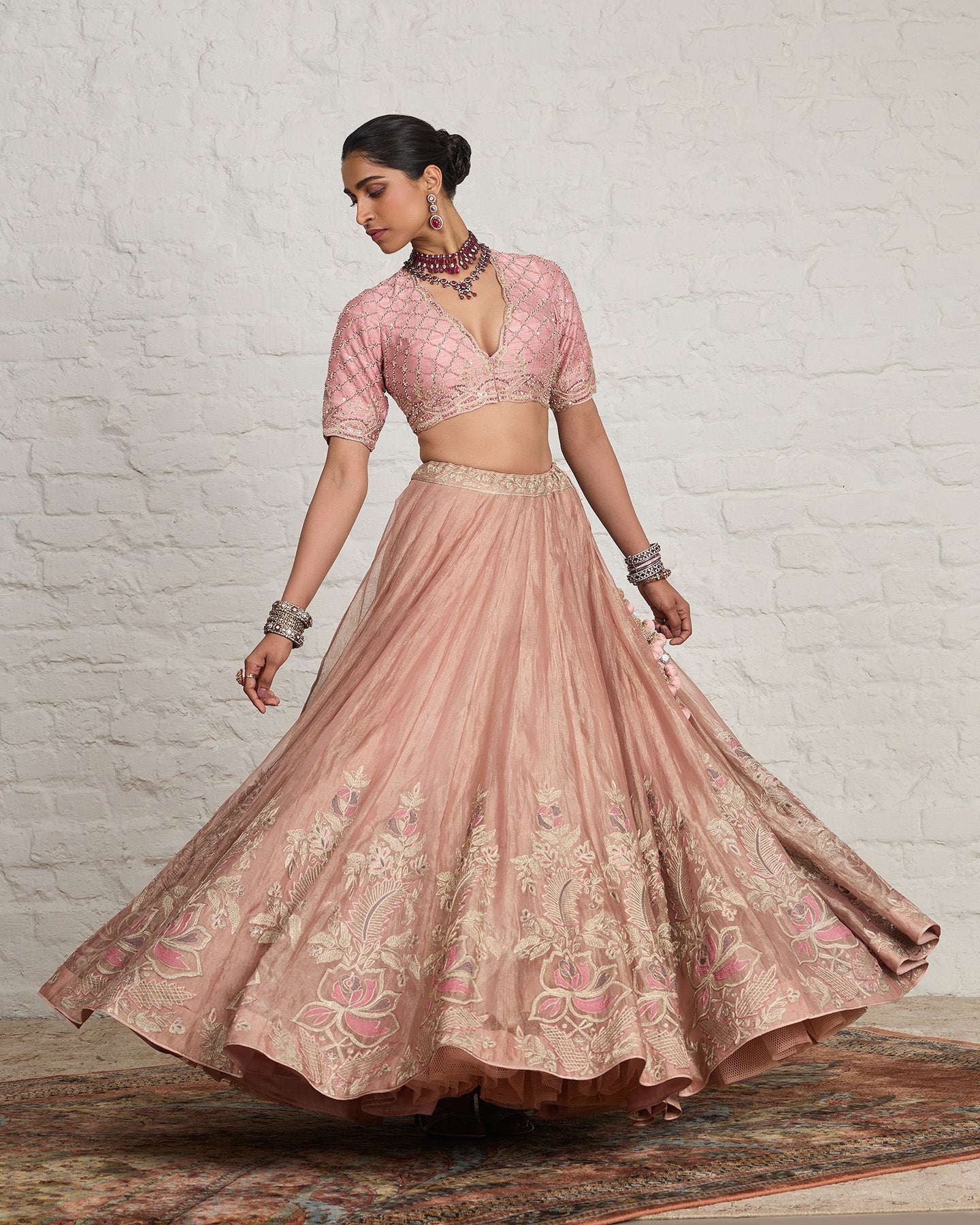 Rose Lehenga Set