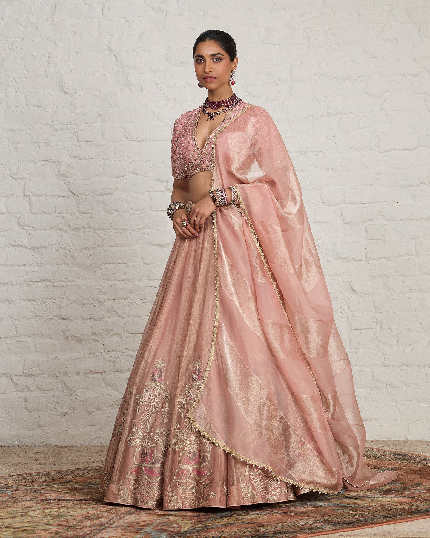Rose Lehenga Set