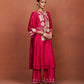 Oor Deep Red Long Kurta Set