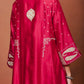 Oor Deep Red Long Kurta Set