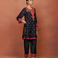 Nai Black Short Kurta Set
