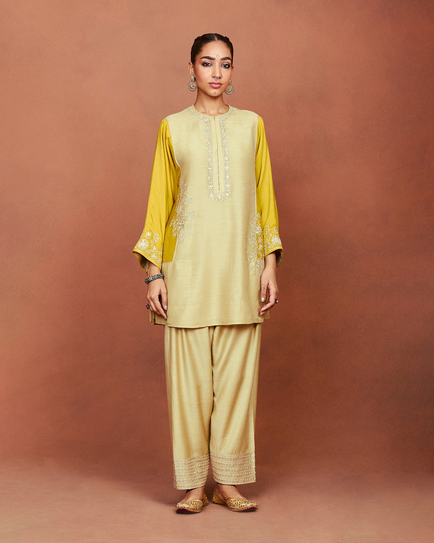 Shai Beige Tunic Set