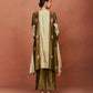Leya Olive Green Long Kurta Set