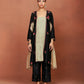 Leya Black Long Kurta Set