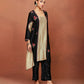 Leya Black Long Kurta Set